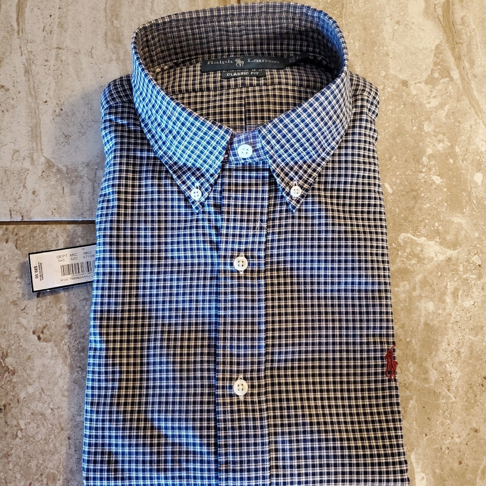 Men's long sleeve Ralph Lauren button down shirt